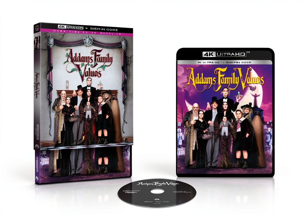 'Paramount 4K BluRay set displayed on a modern living room TV'