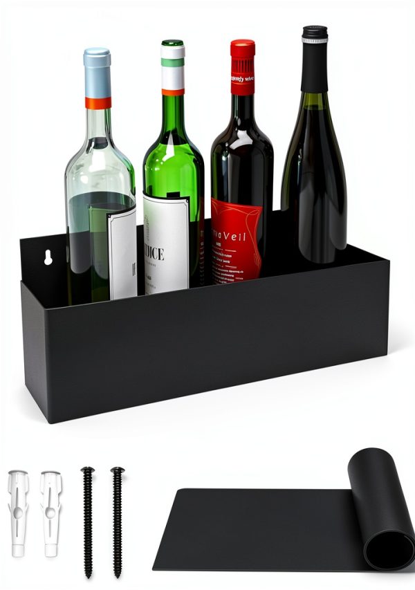 Premium 15" Speed Rack, Speed Rail Bottle Holder, Liquor Bottle Holder, Space-Saving Organizer, Bar Accessories and Mixology Tools, Sturdy and Sleek Design-5