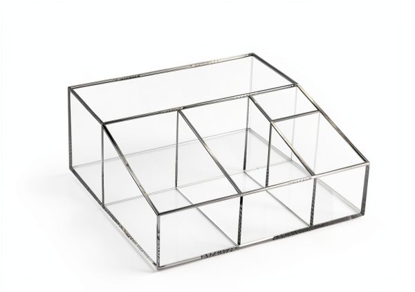Tirifer Acrylic Coffee Bar Station Organizer for Countertop, Condiment Service Organizer Coffee Pods Storage Caddy Creamer Snack Tea Cup Supplies Holder for Home Office and Breakroom(Clear)-6