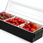 Fruit Veggie Condiment Caddy FEOOWV 3 Compartment Plastic Organizer-0